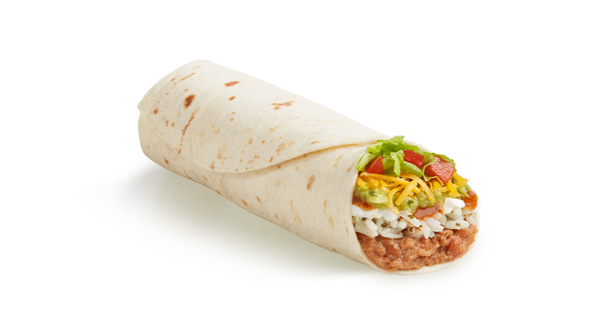 8 Layer Veggie Burrito