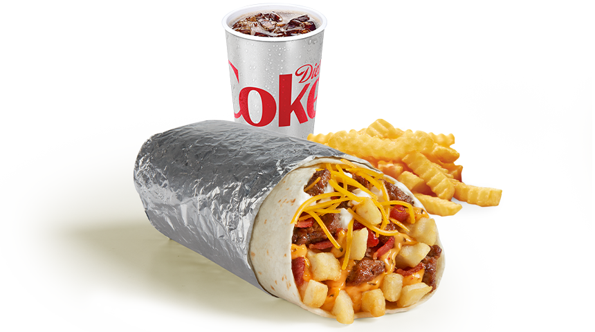 (#6) Epic Carne Asada Steak Cali Bacon Burrito Meal